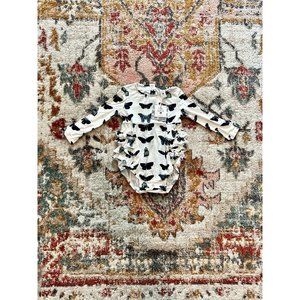 Kate Quinn Longsleeve Side Ruffle Bubble Blue Moth | Size 2T